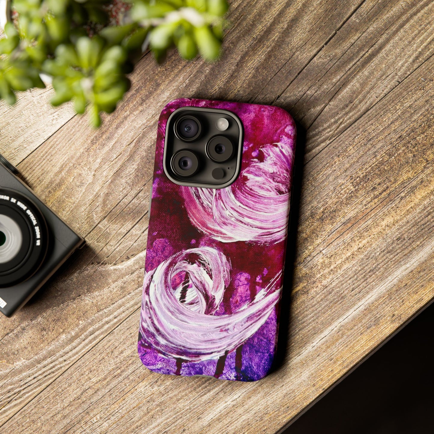 Stylish Hard Phone Case, Love Path, Art Design by Sincthus