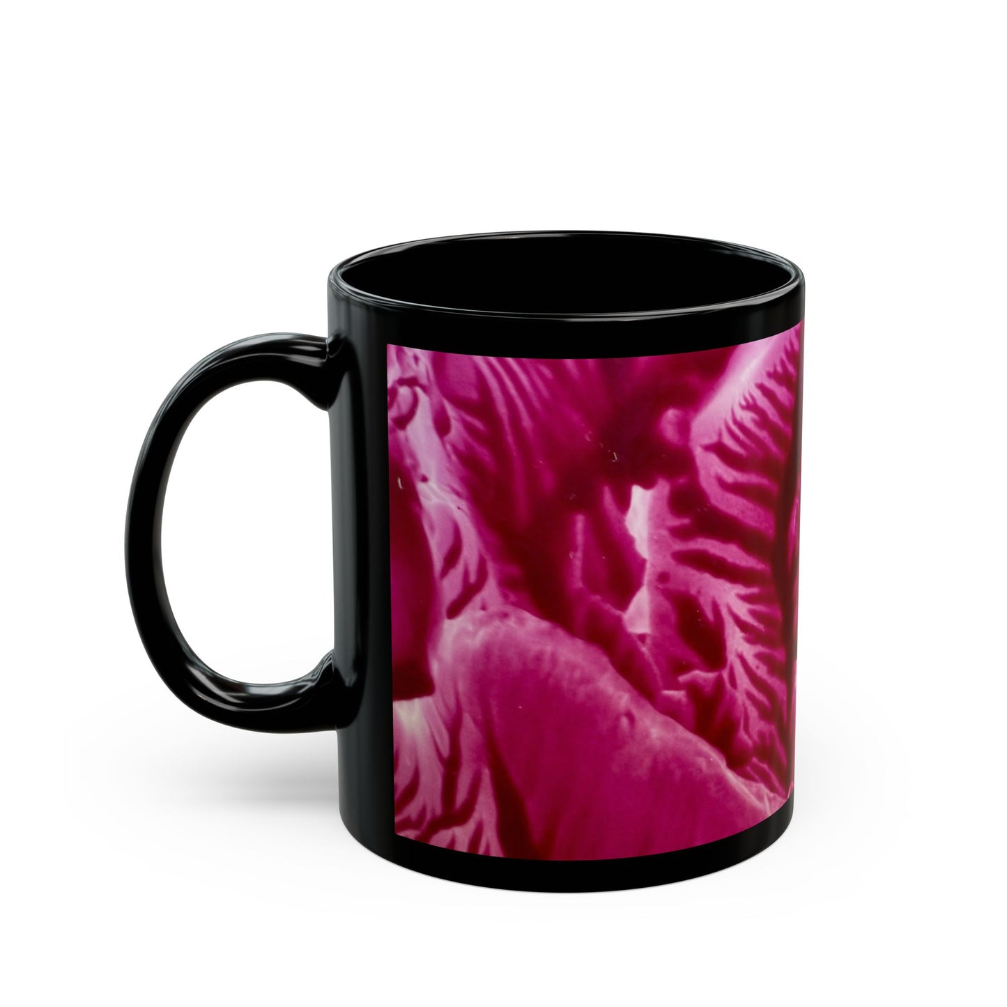 Black Ceramic Mug, Mother, Art Design by Sincthus