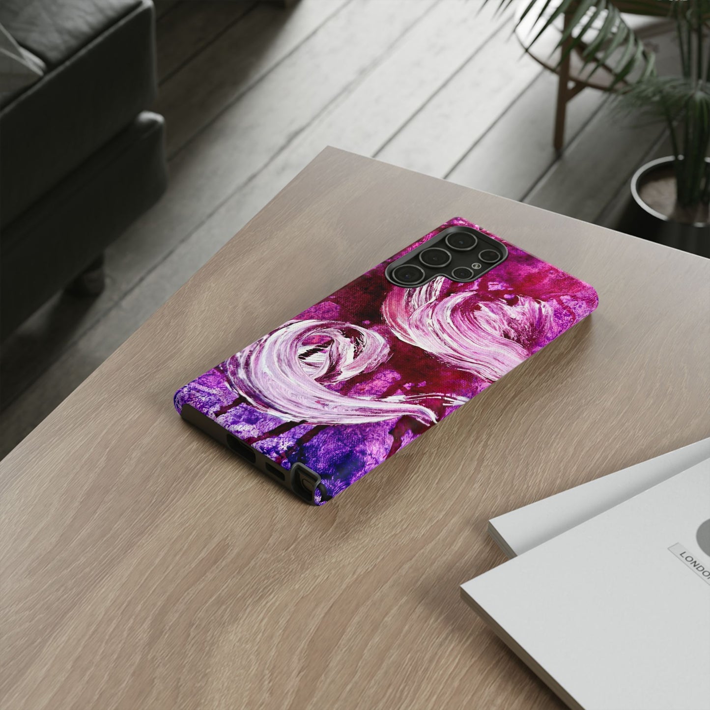 Stylish Hard Phone Case, Love Path, Art Design by Sincthus