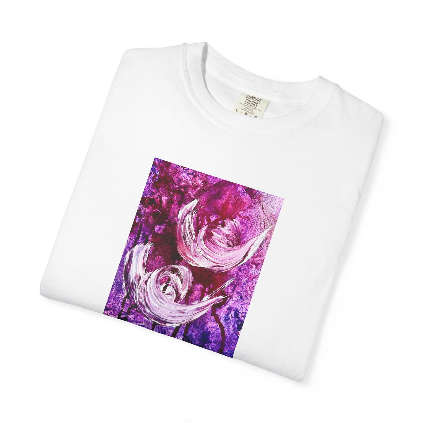 Unisex Garment-Dyed T-shirt, Love Path, Art Design by Sincthus