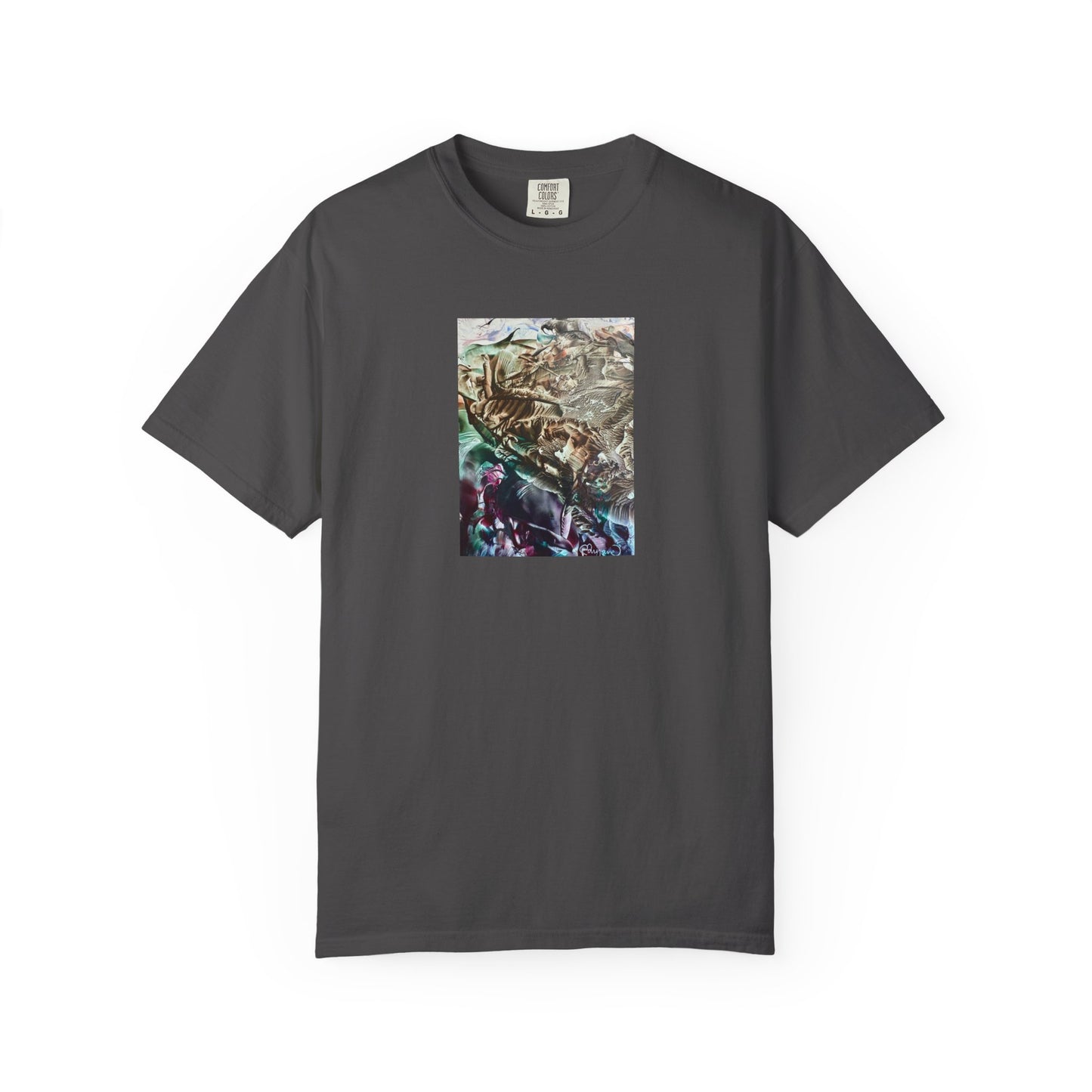 Unisex Garment-Dyed T-shirt, Adventure, Art Design by Sincthus