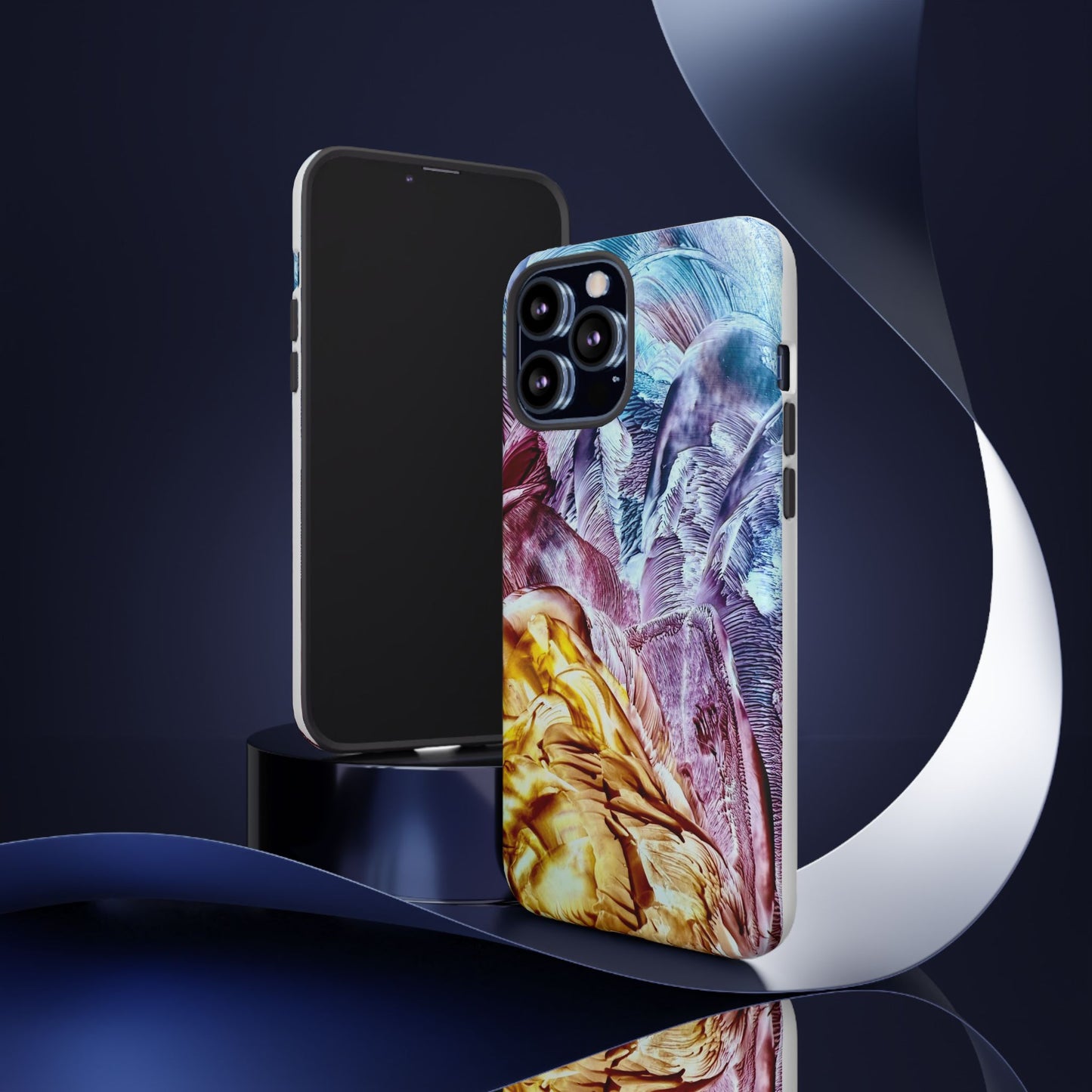 Stylish Hard Phone Case, Waves, Art Design by Sincthus