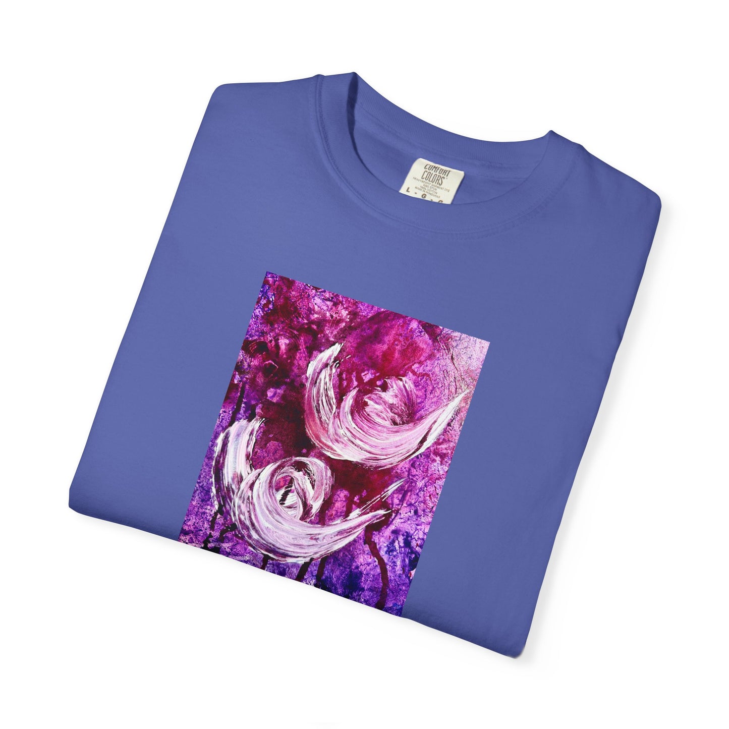 Unisex Garment-Dyed T-shirt, Love Path, Art Design by Sincthus