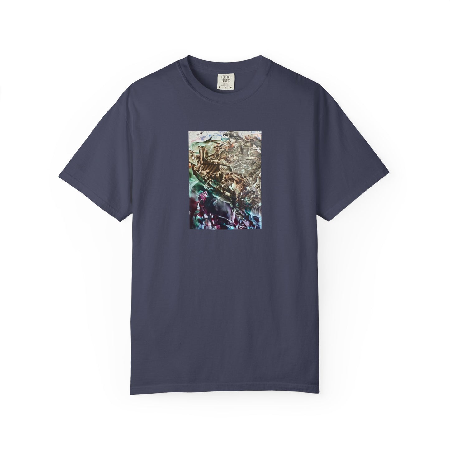 Unisex Garment-Dyed T-shirt, Adventure, Art Design by Sincthus