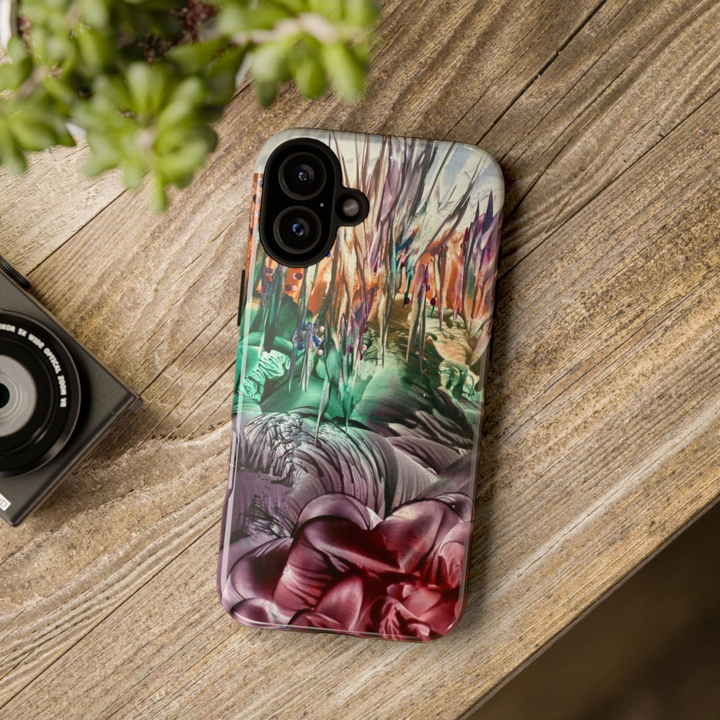 Stylish Hard Phone Case, Landscape, Art Design by Sincthus