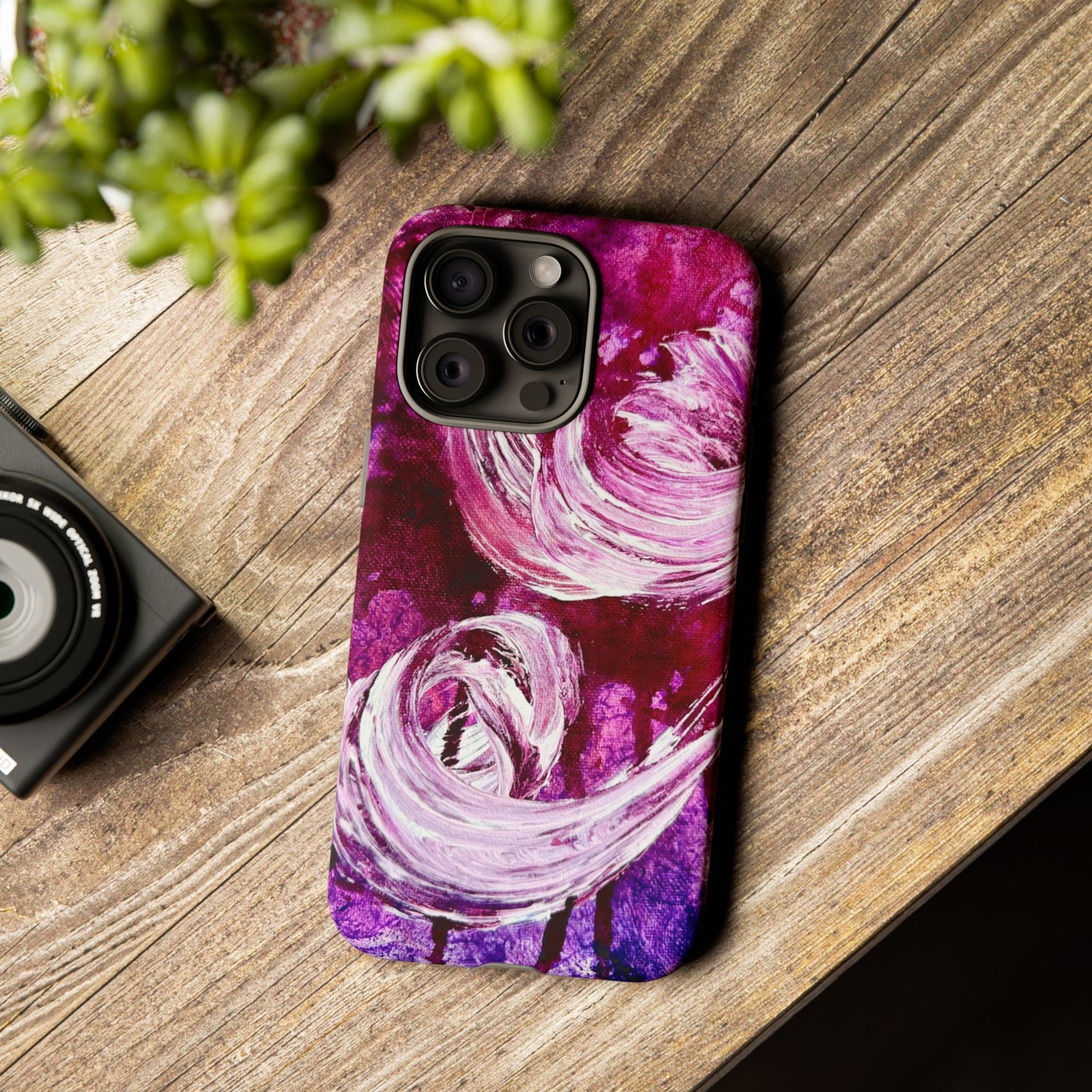 Stylish Hard Phone Case, Love Path, Art Design by Sincthus
