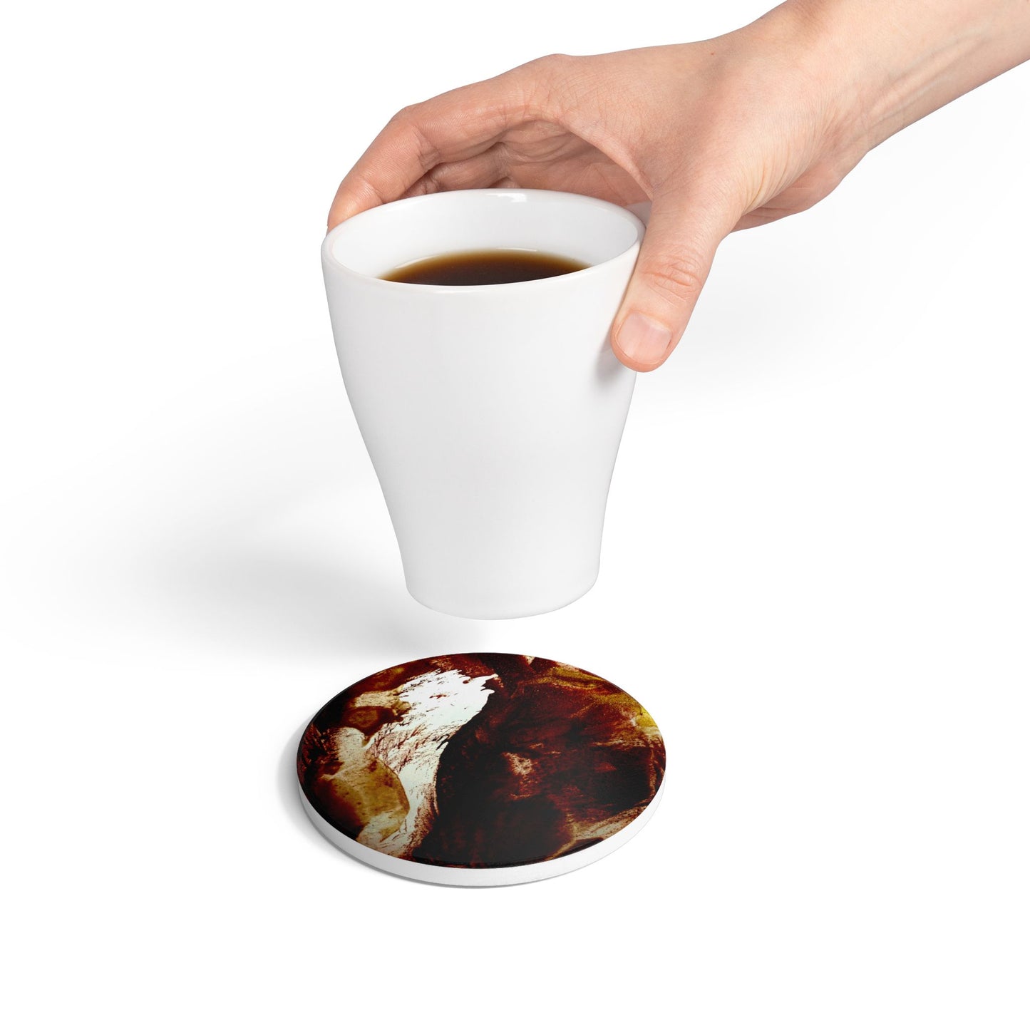 Ceramic Coaster, Autumn, Art Design by Sincthus