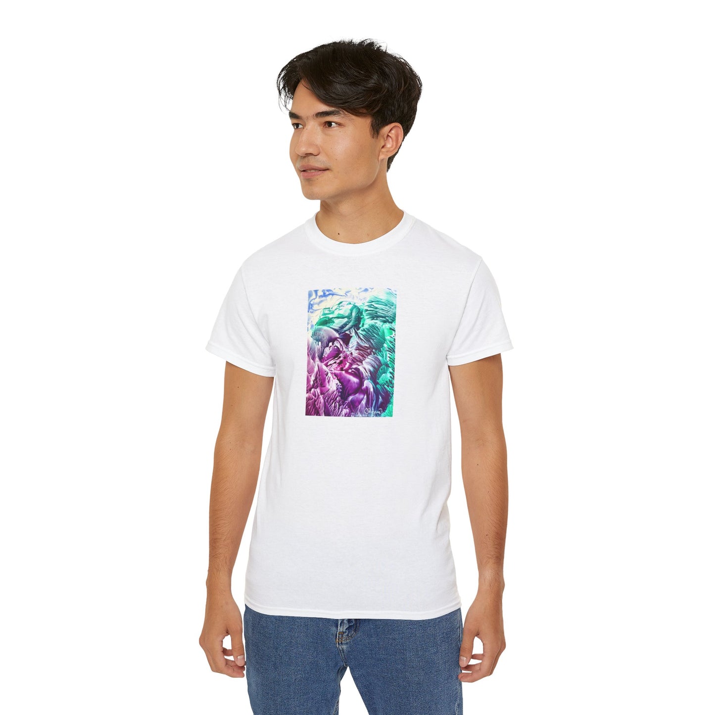 Unisex Ultra Cotton T-Shirt, Bloom, Art Design by Sincthus