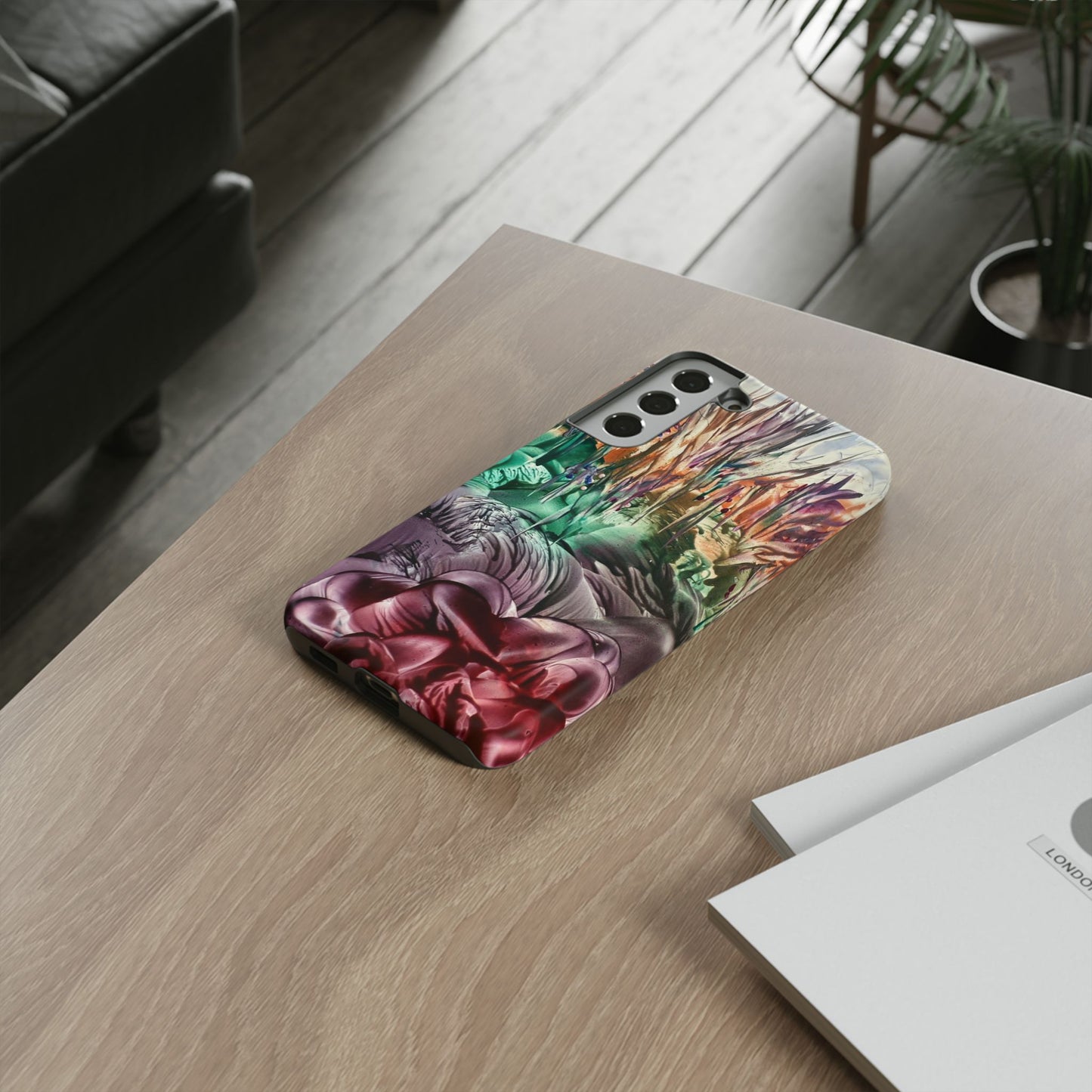 Stylish Hard Phone Case, Landscape, Art Design by Sincthus