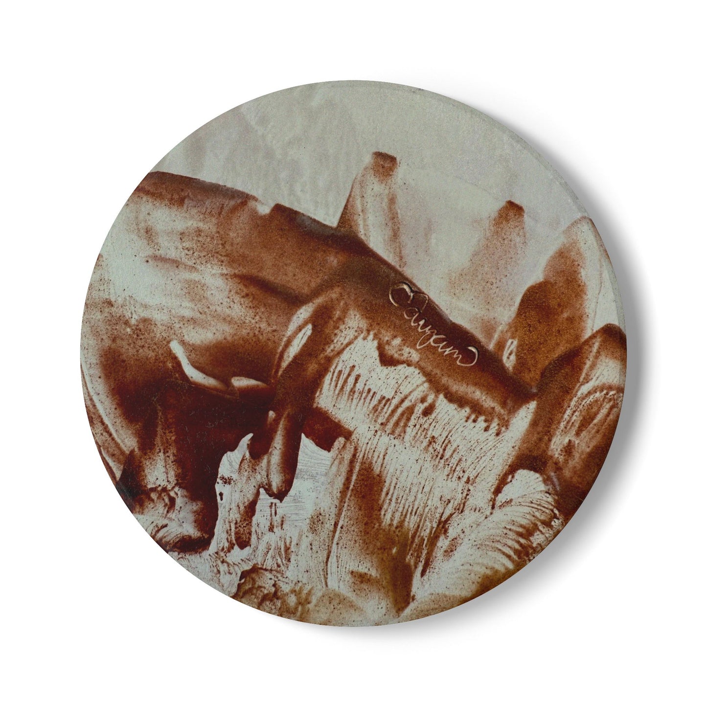Ceramic Coaster, Together, Art Design by Sincthus