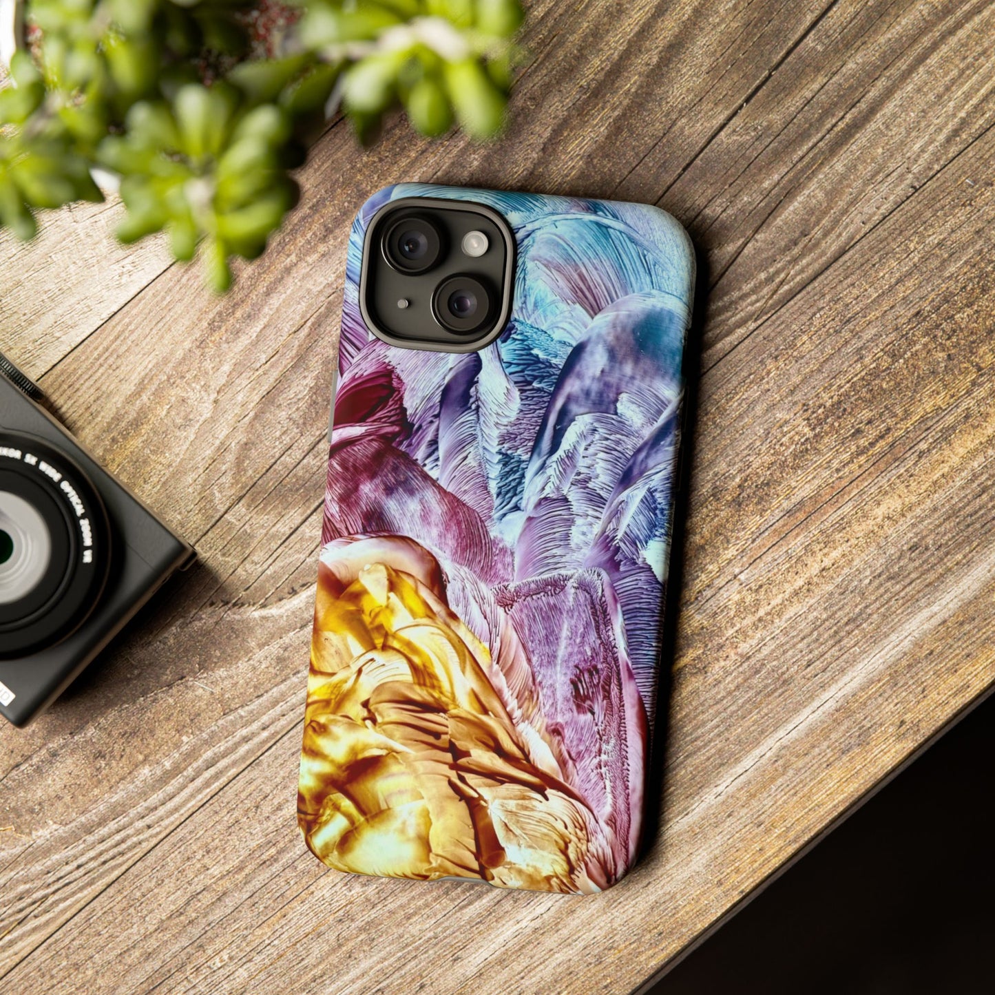 Stylish Hard Phone Case, Waves, Art Design by Sincthus