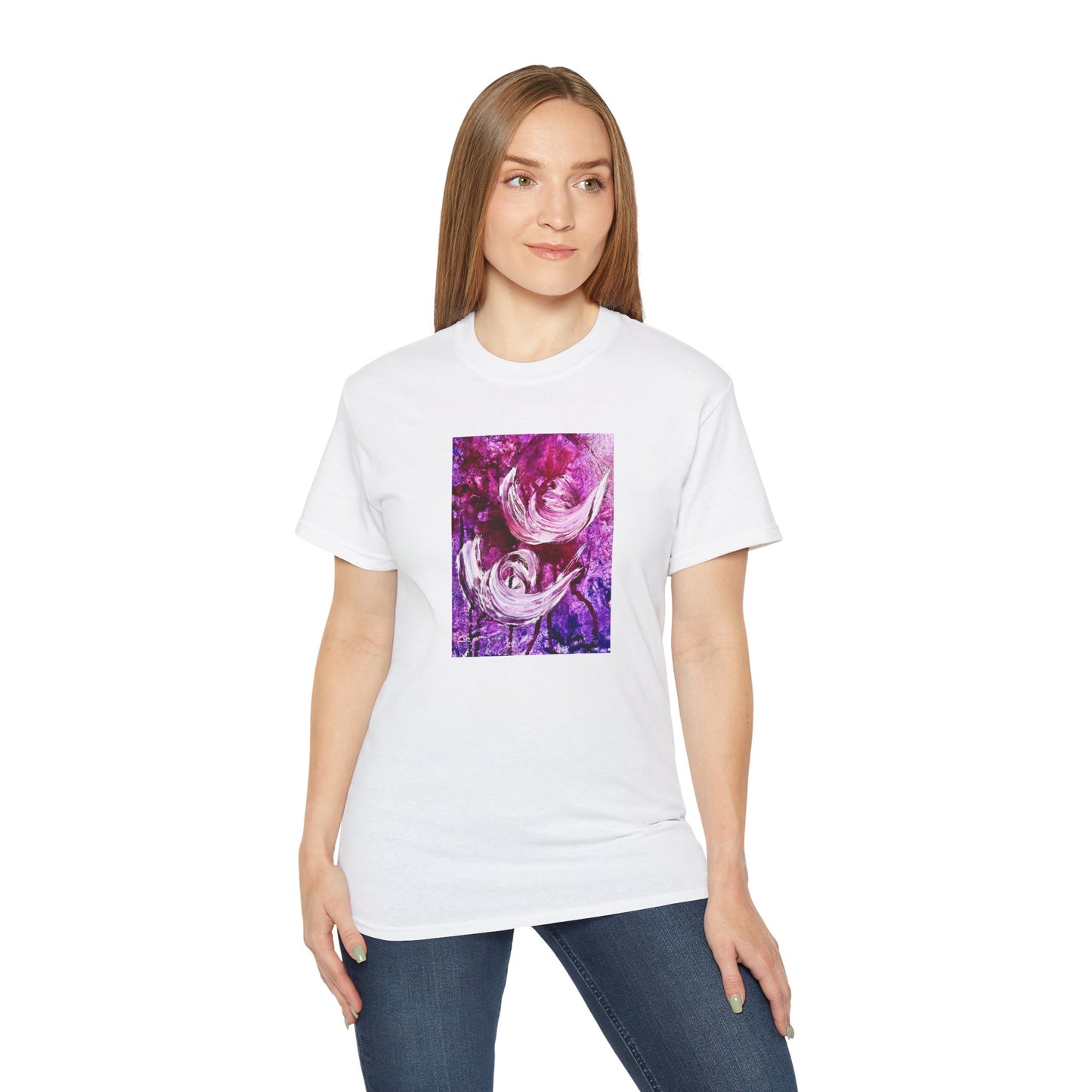 Unisex Ultra Cotton T-Shirt, Love Path, Art Design by Sincthus