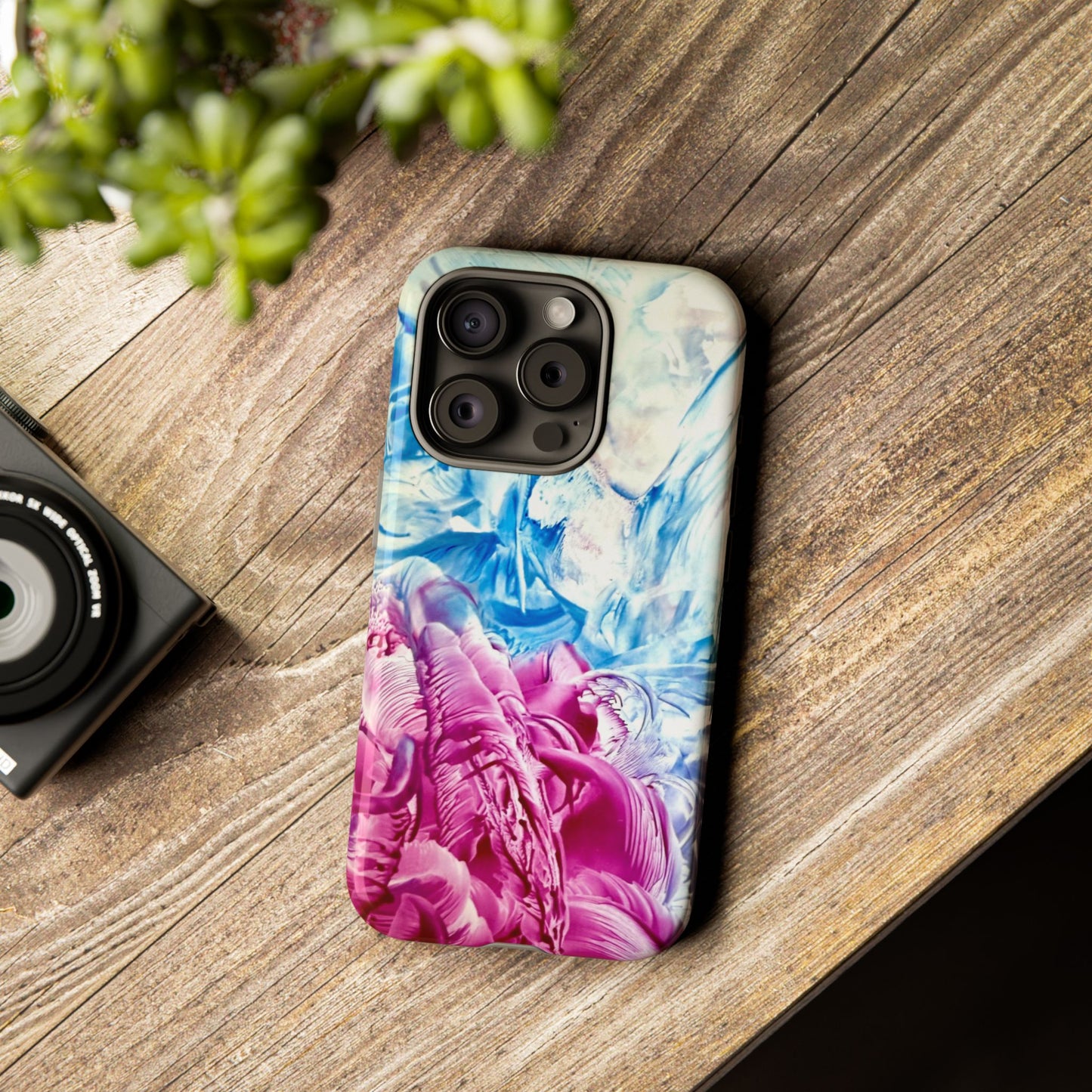 Stylish Hard Phone Case, White Horse, Art Design by Sincthus