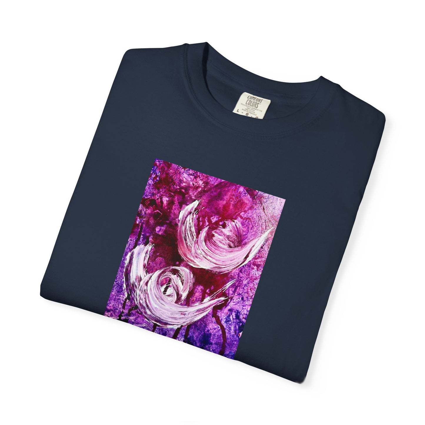 Unisex Garment-Dyed T-shirt, Love Path, Art Design by Sincthus