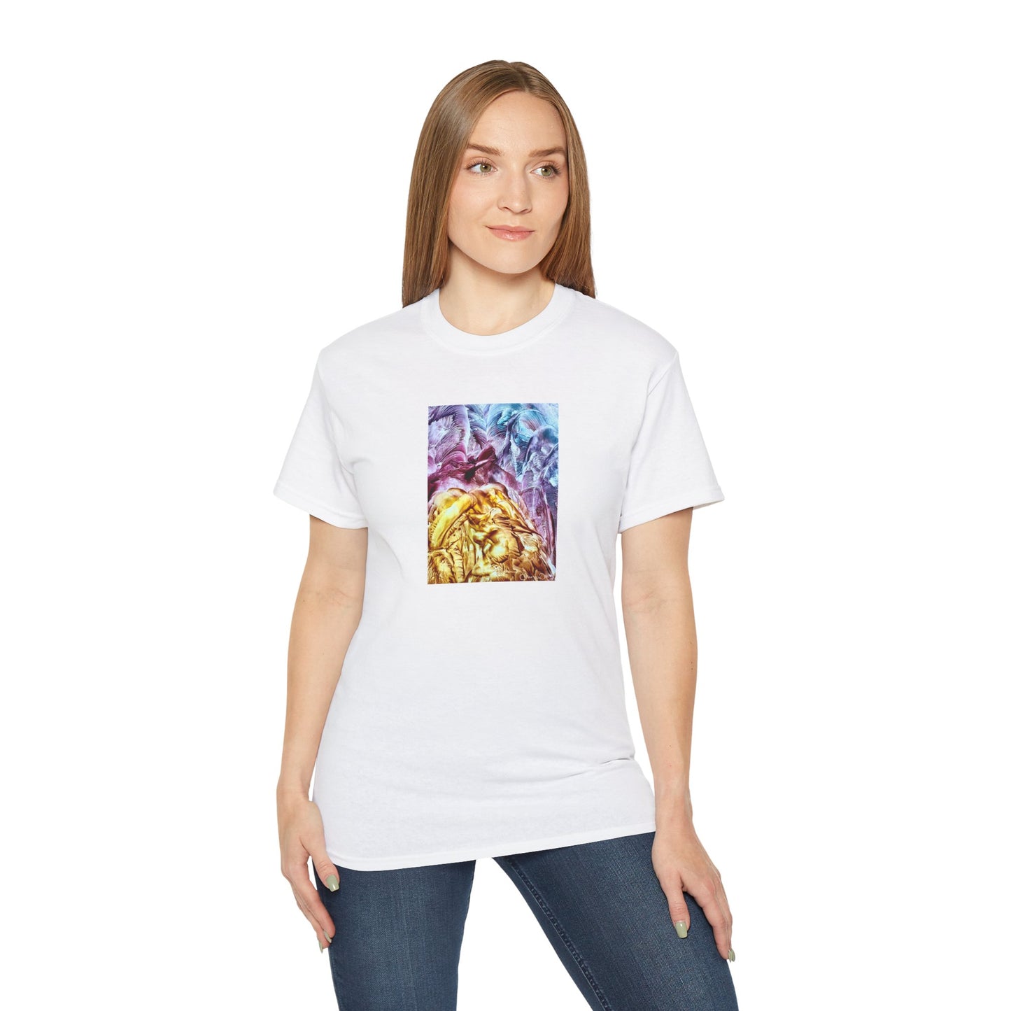 Unisex Ultra Cotton T-Shirt, Waves, Art Design by Sincthus