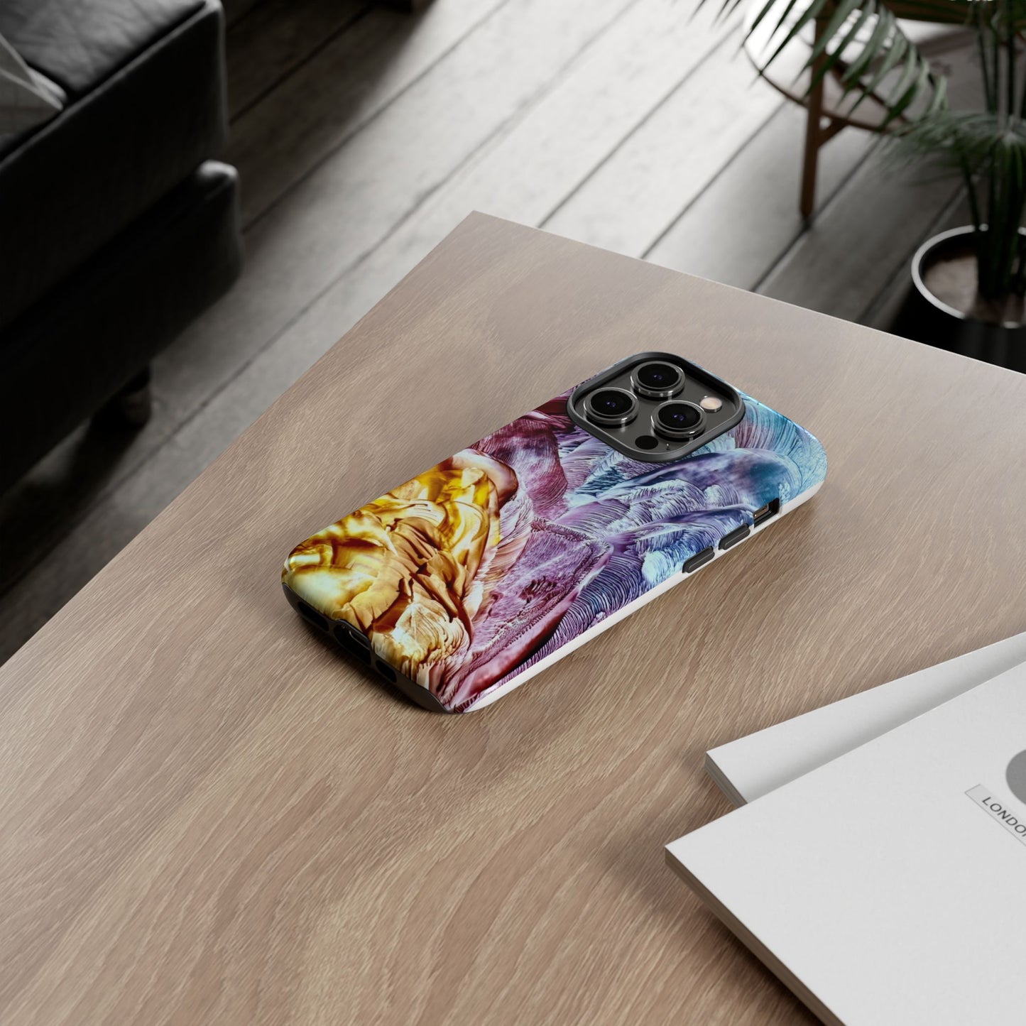 Stylish Hard Phone Case, Waves, Art Design by Sincthus