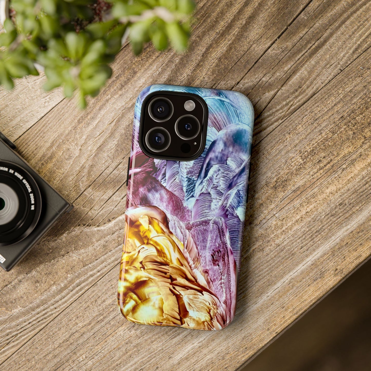 Stylish Hard Phone Case, Waves, Art Design by Sincthus