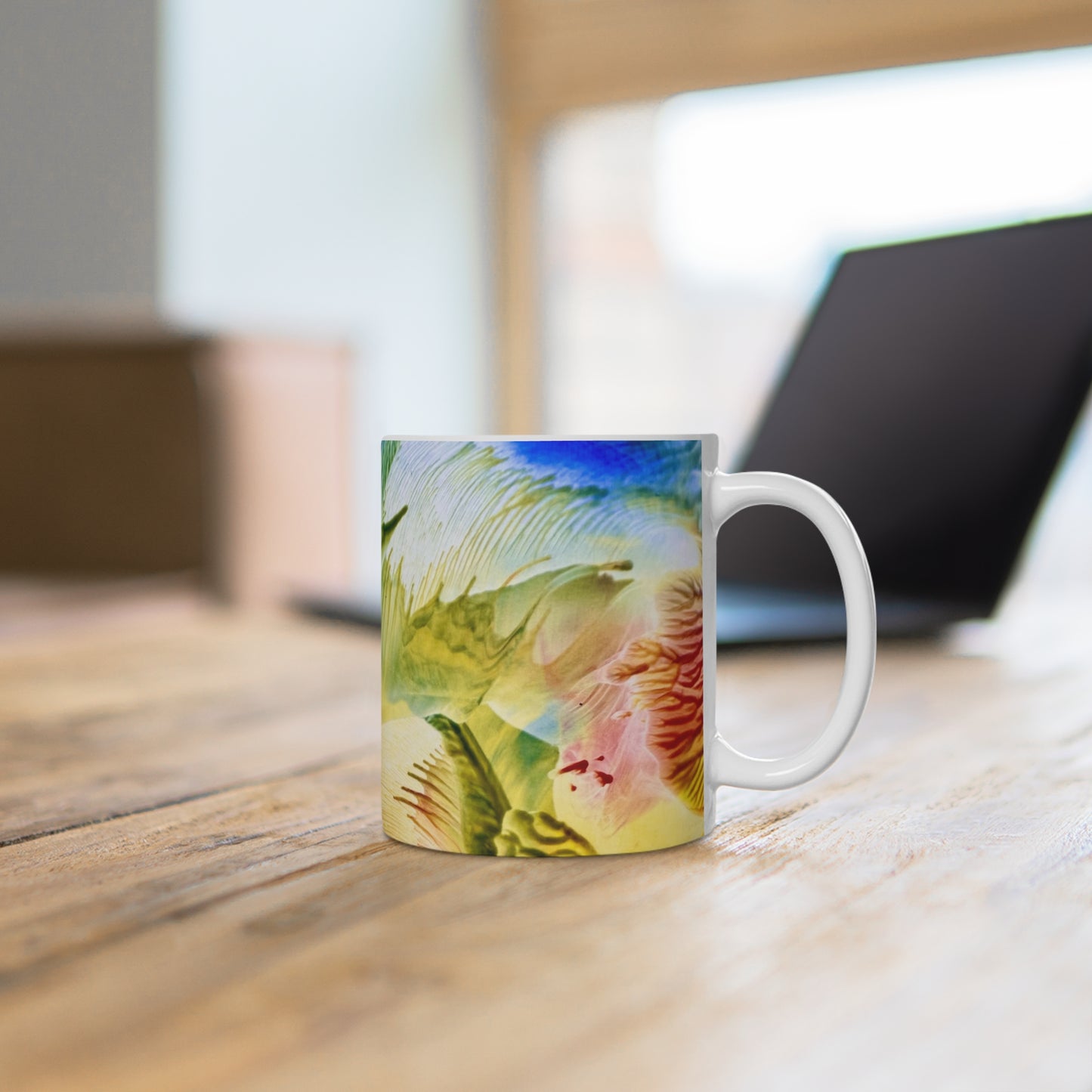 Artistic Ceramic Mug, Earth, Art Design by Sincthus