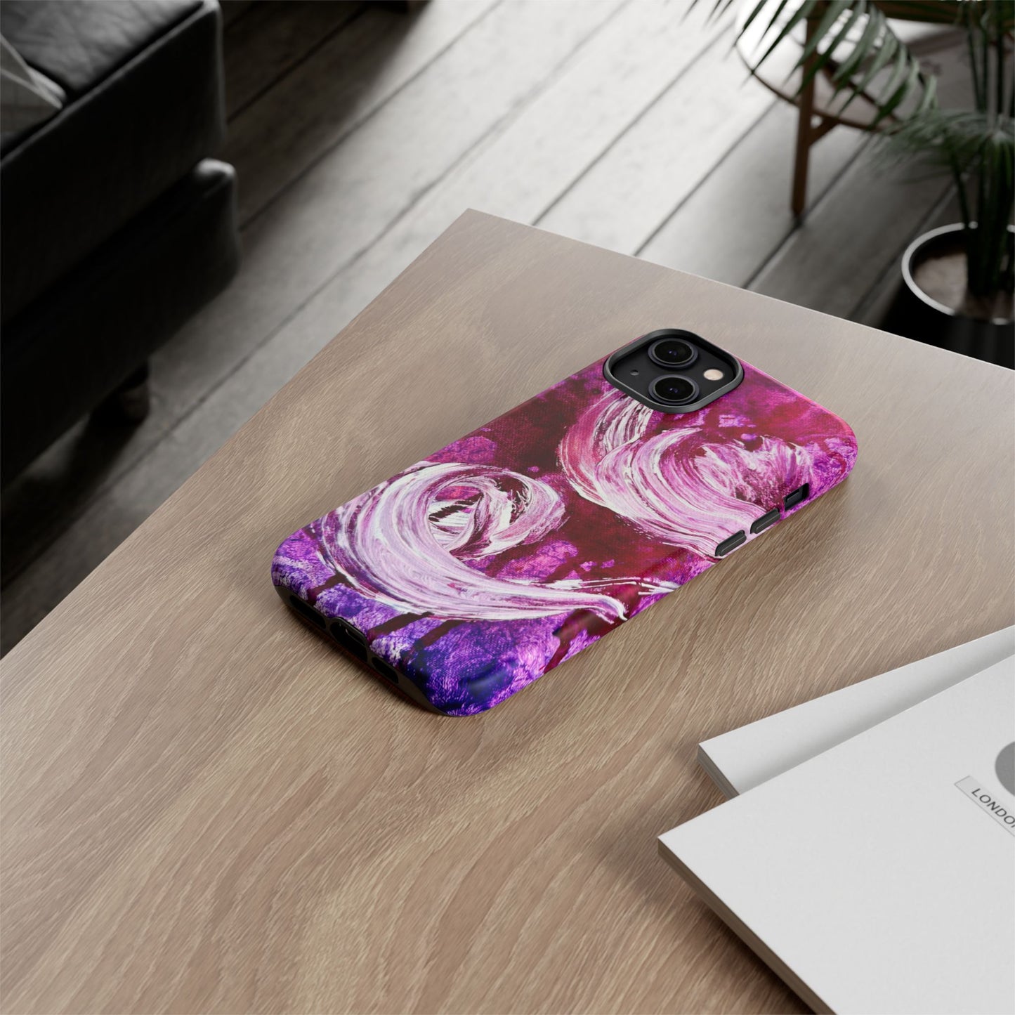 Stylish Hard Phone Case, Love Path, Art Design by Sincthus