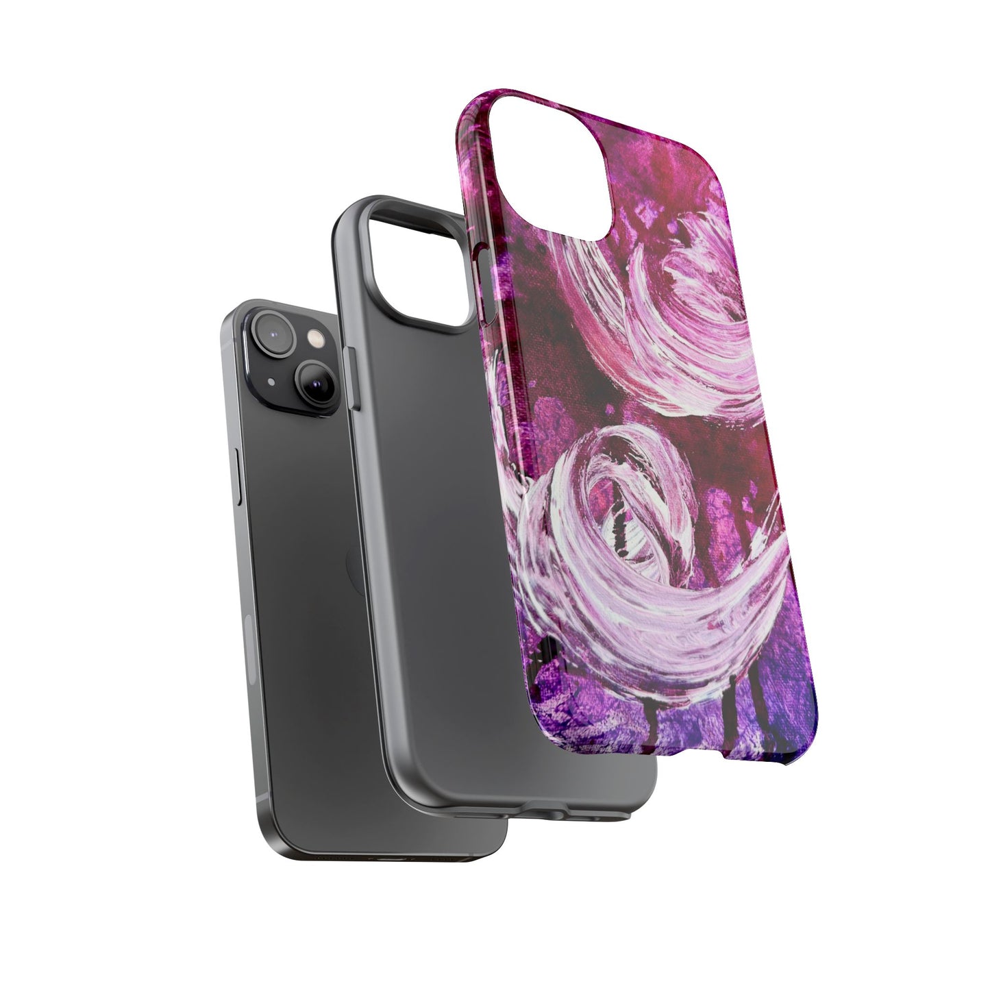 Stylish Hard Phone Case, Love Path, Art Design by Sincthus