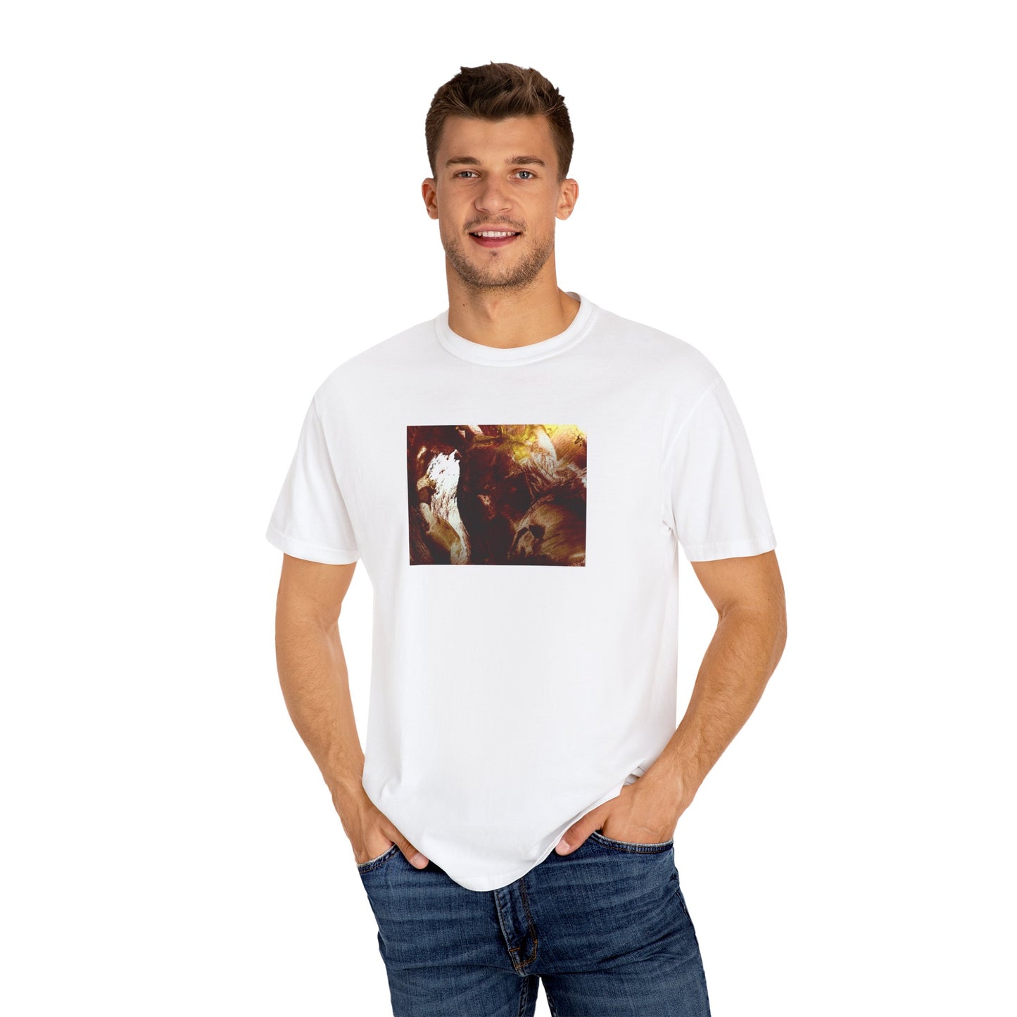 Unisex Garment-Dyed T-shirt, Autumn, Art Design by Sincthus