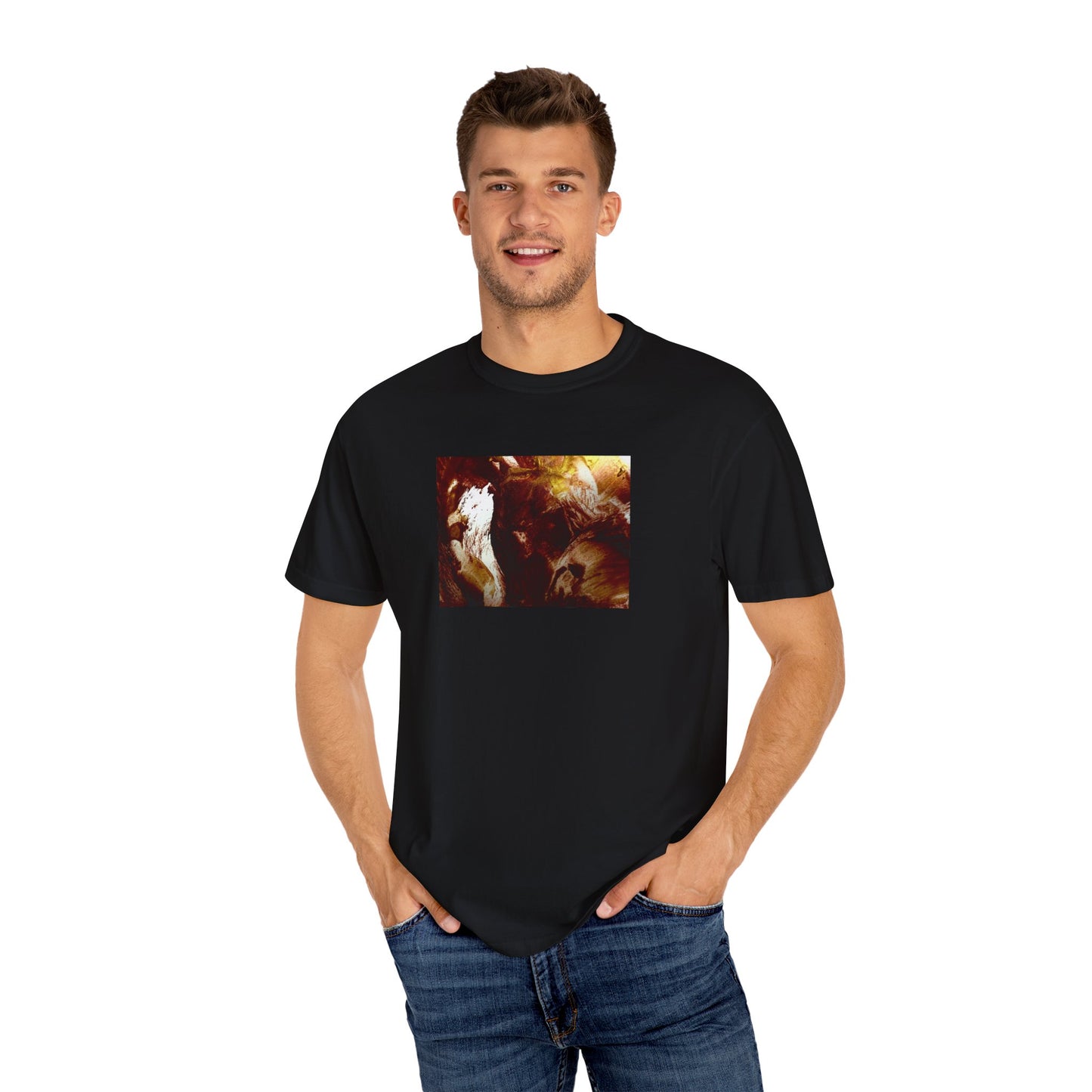 Unisex Garment-Dyed T-shirt, Autumn, Art Design by Sincthus