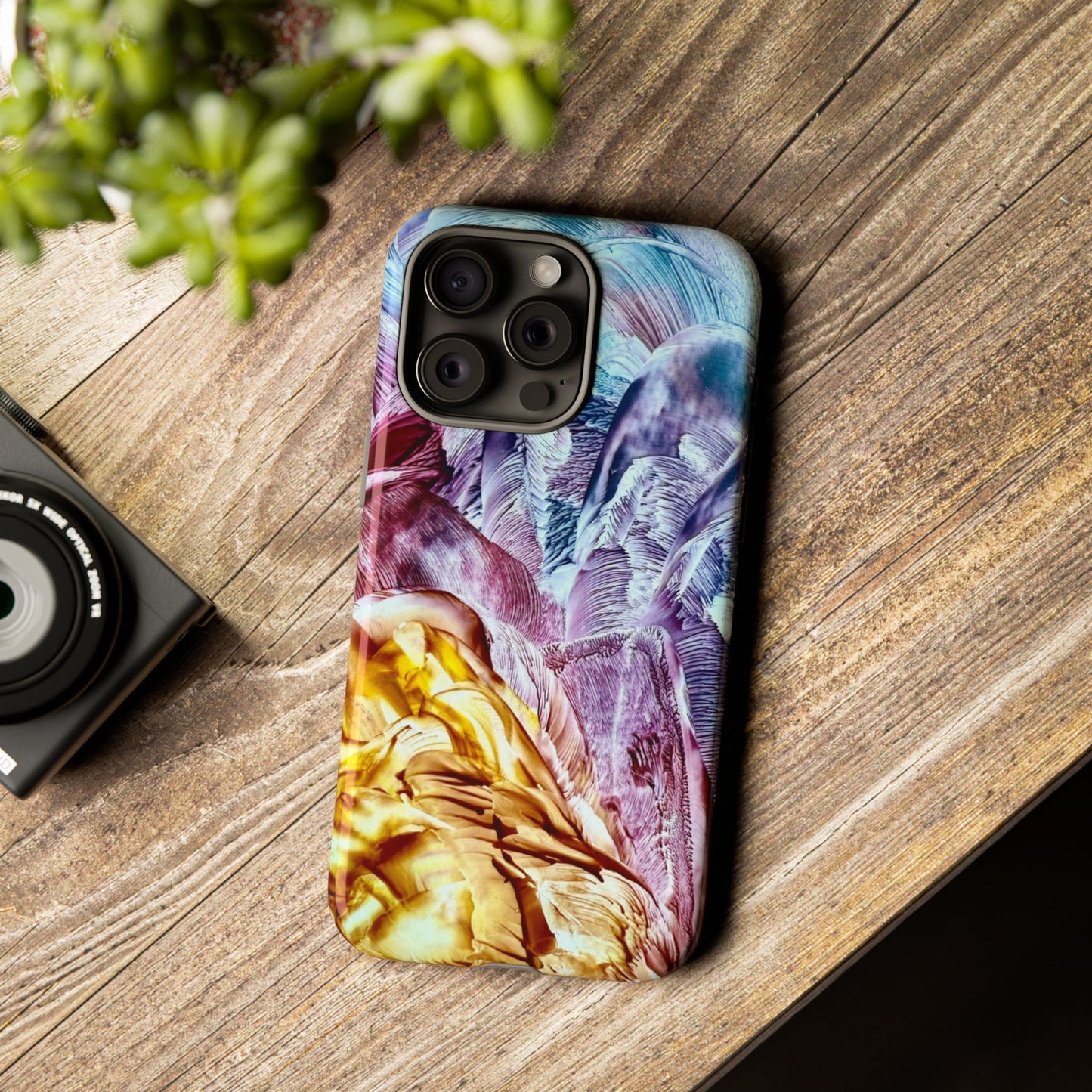 Stylish Hard Phone Case, Waves, Art Design by Sincthus