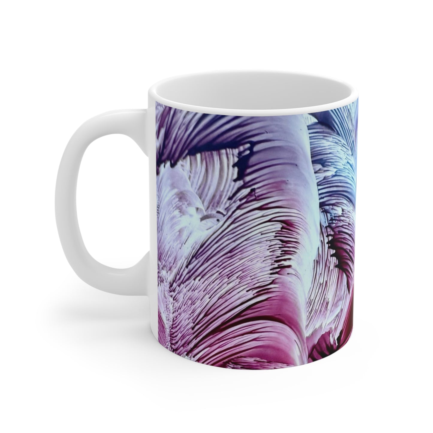 Artistic Ceramic Mug (EU), Waves, Art Design by Sincthus