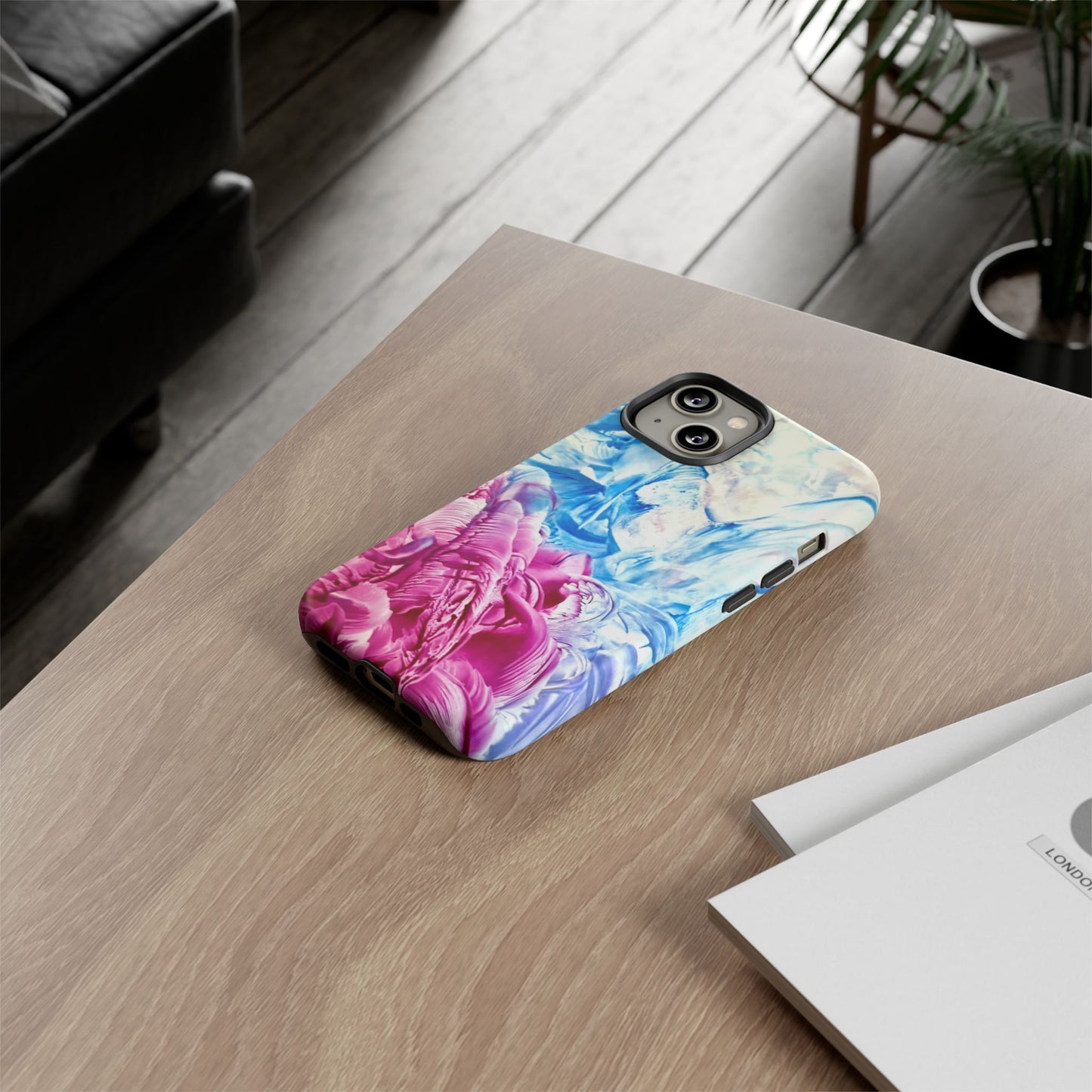 Stylish Hard Phone Case, White Horse, Art Design by Sincthus