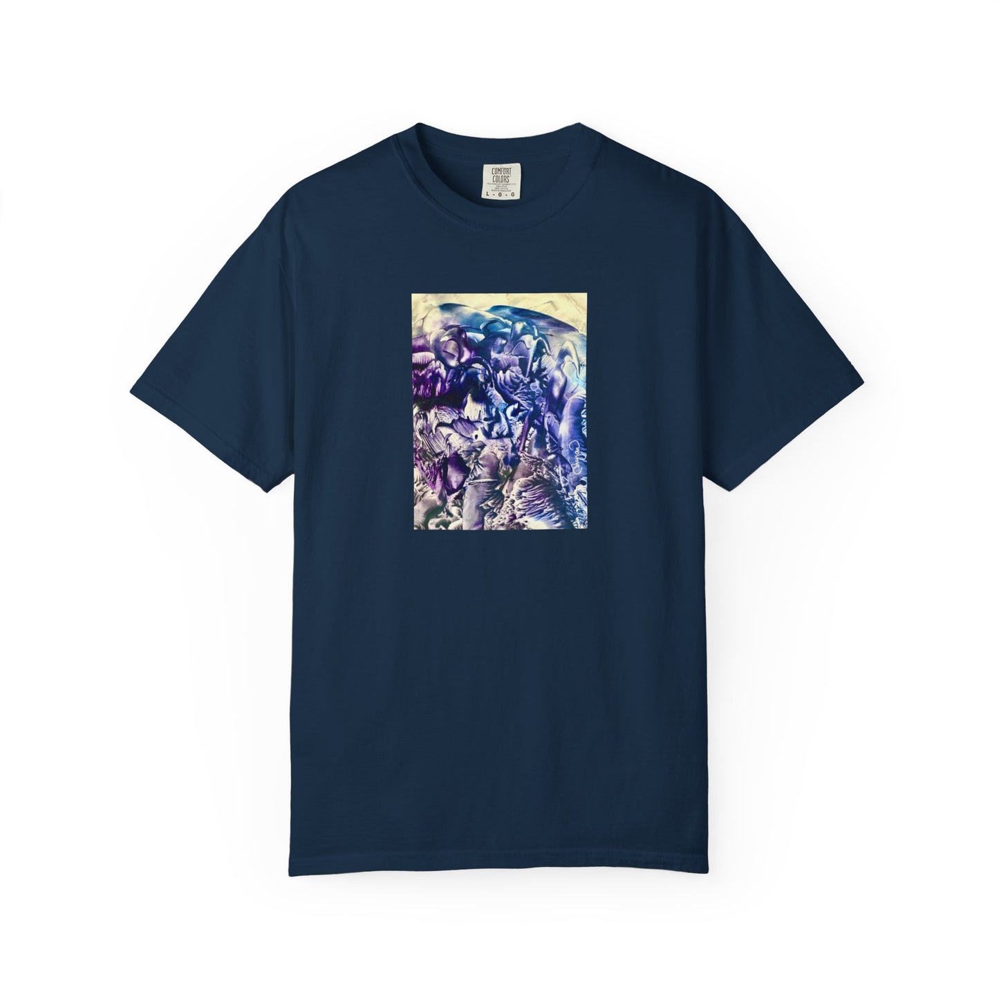Unisex Garment-Dyed T-shirt, Flood, Art Design by Sincthus