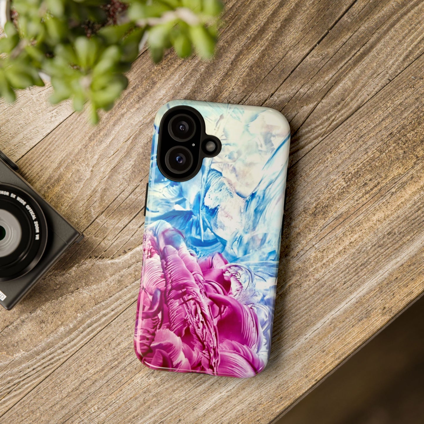Stylish Hard Phone Case, White Horse, Art Design by Sincthus