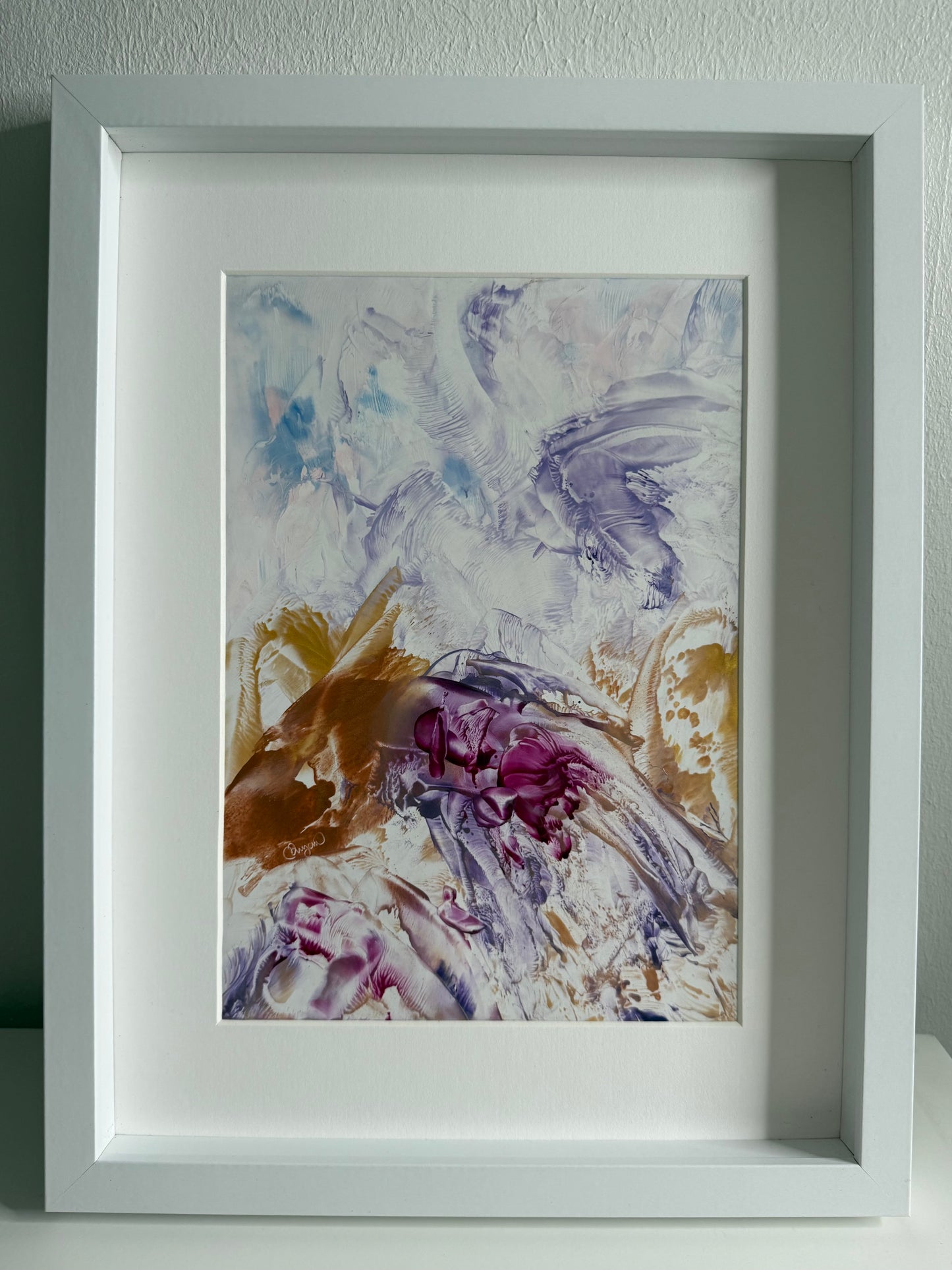 Resurrection, 2025, Original Encaustic Painting