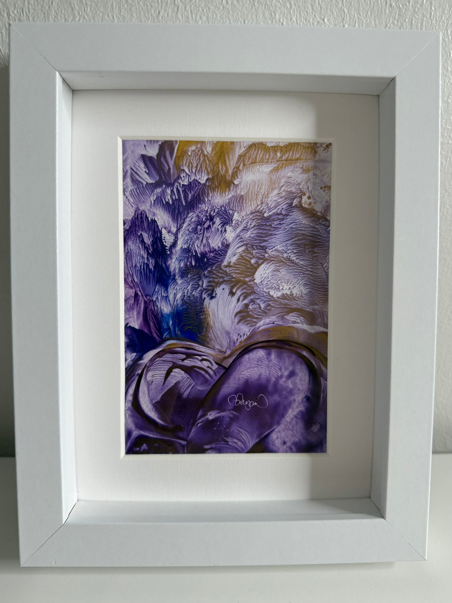 Waves of Love, 2025, Original Encaustic Painting
