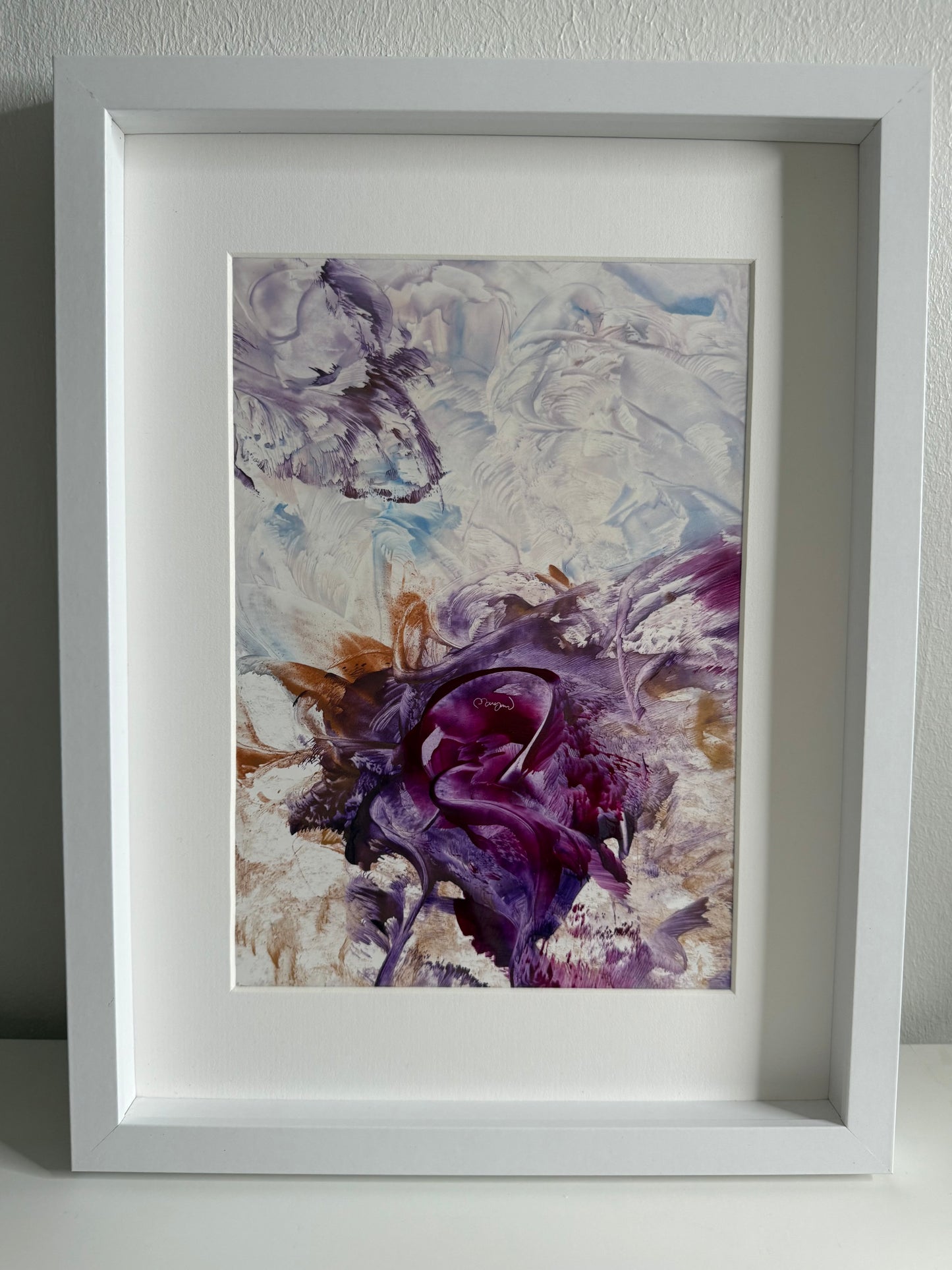 Wind in Bloom, 2025, Original Encaustic Painting