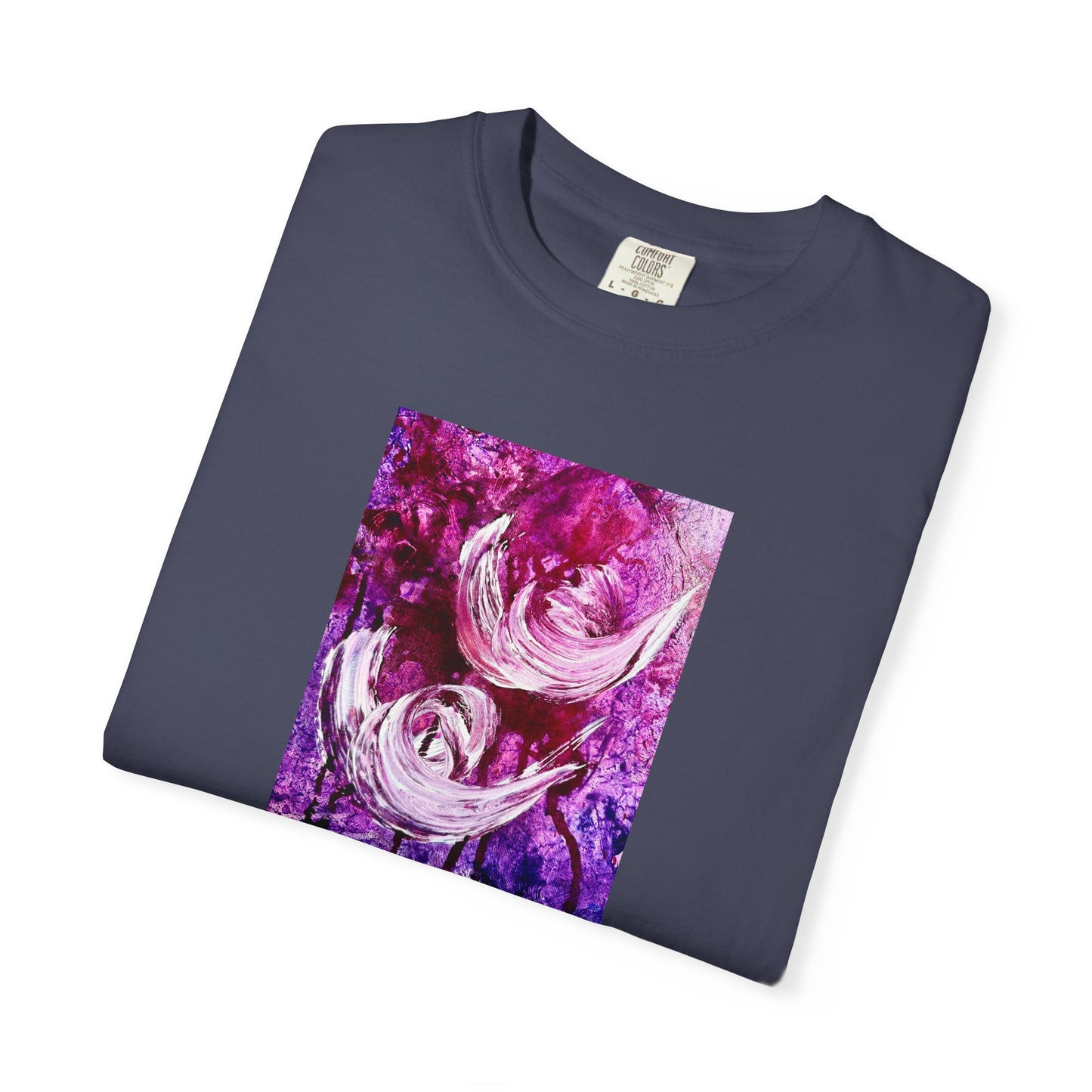 Unisex Garment-Dyed T-shirt, Love Path, Art Design by Sincthus
