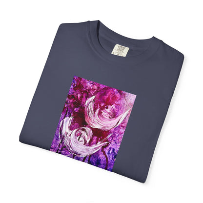 Unisex Garment-Dyed T-shirt, Love Path, Art Design by Sincthus