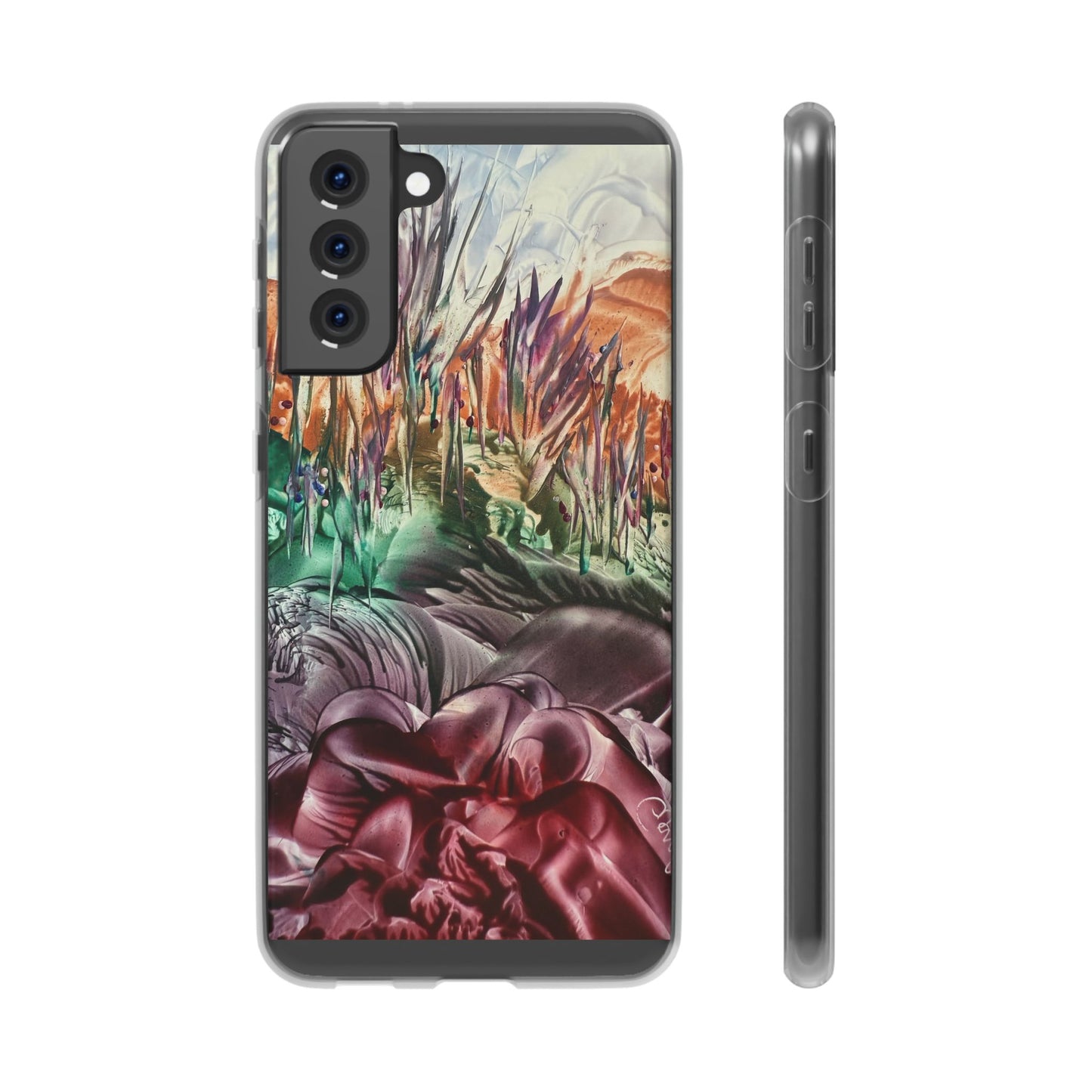 Puhelinkotelo, maisema, taidesuunnittelu, Sincthus