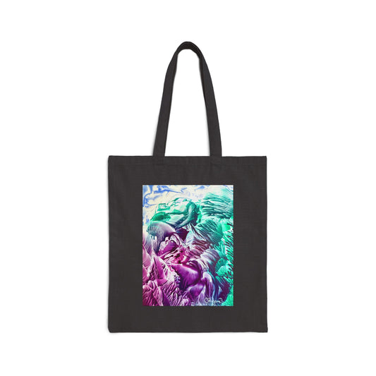 Canvas Tote Bag, Bloom, Art Design by Sincthus