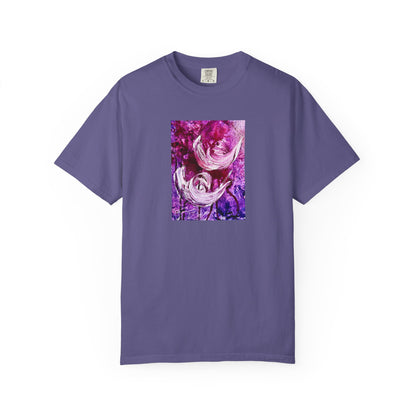 Unisex Garment-Dyed T-shirt, Love Path, Art Design by Sincthus