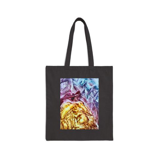 Canvas Tote Bag, Waves, Art Design by Sincthus