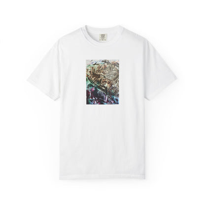 Unisex Garment-Dyed T-shirt, Adventure, Art Design by Sincthus