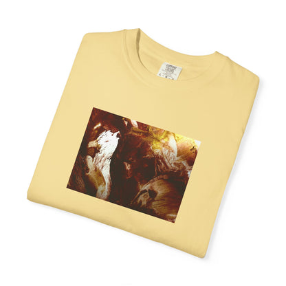 Unisex Garment-Dyed T-shirt, Autumn, Art Design by Sincthus