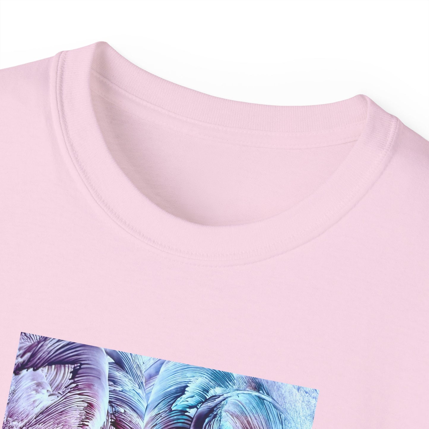 Unisex puuvillainen t-paita, Waves, Art Design by Sincthus