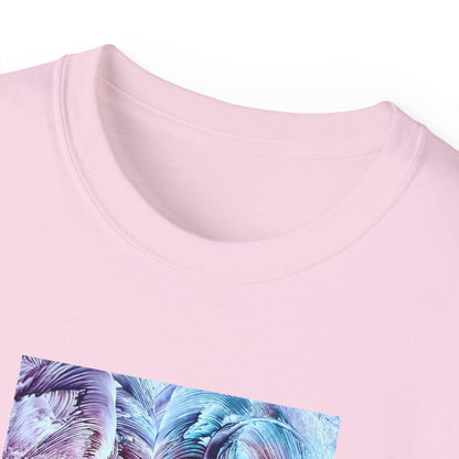 Unisex puuvillainen t-paita, Waves, Art Design by Sincthus