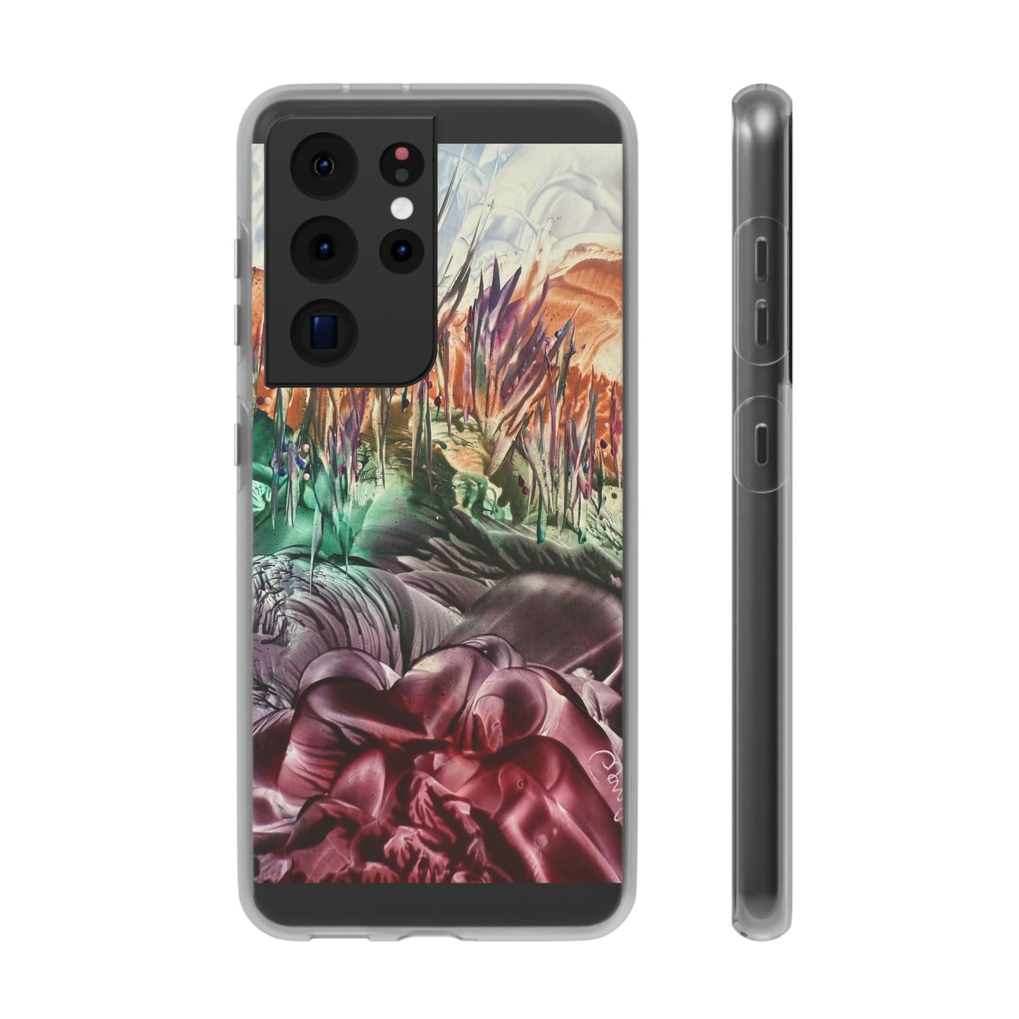 Puhelinkotelo, maisema, taidesuunnittelu, Sincthus