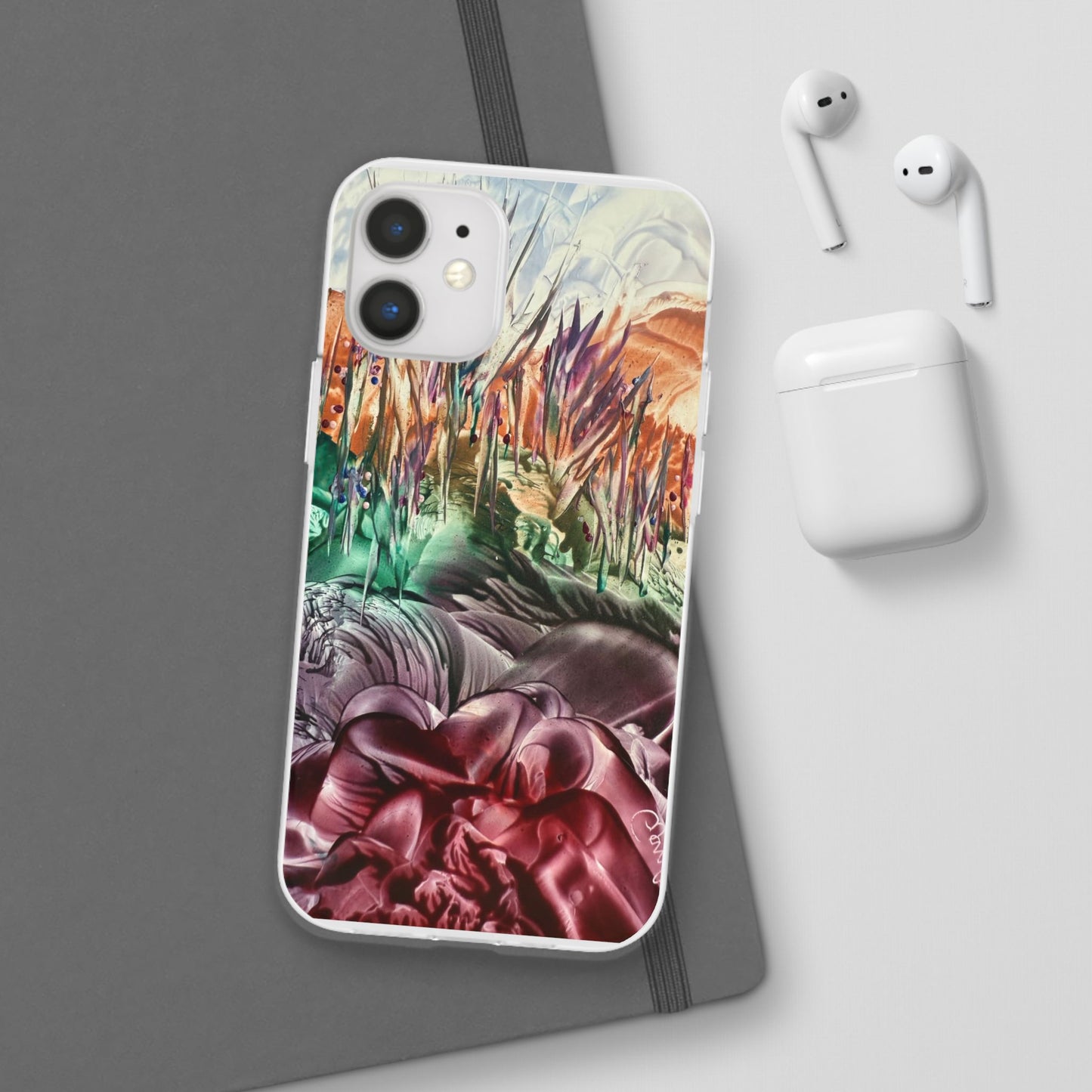 Puhelinkotelo, maisema, taidesuunnittelu, Sincthus