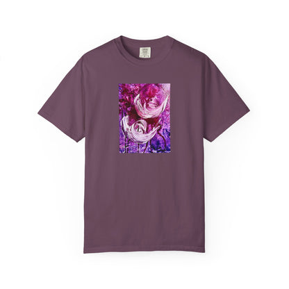Unisex Garment-Dyed T-shirt, Love Path, Art Design by Sincthus