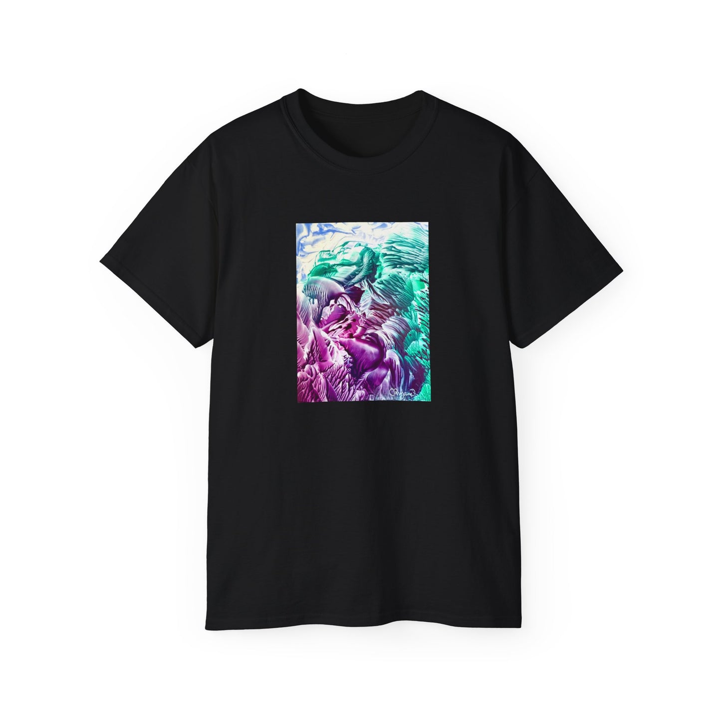 Unisex puuvillainen t-paita, Bloom, Art Design by Sincthus