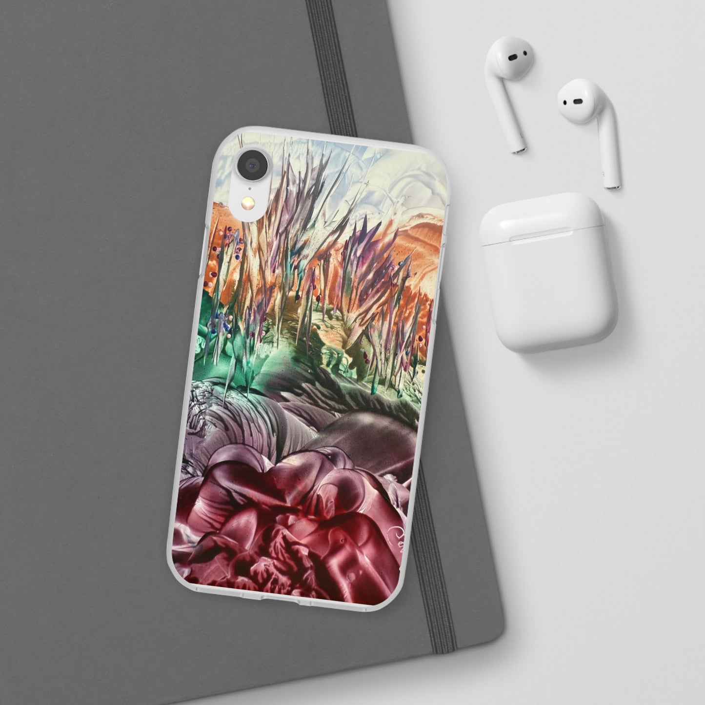 Puhelinkotelo, maisema, taidesuunnittelu, Sincthus