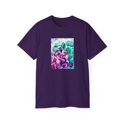 Unisex puuvillainen t-paita, Bloom, Art Design by Sincthus